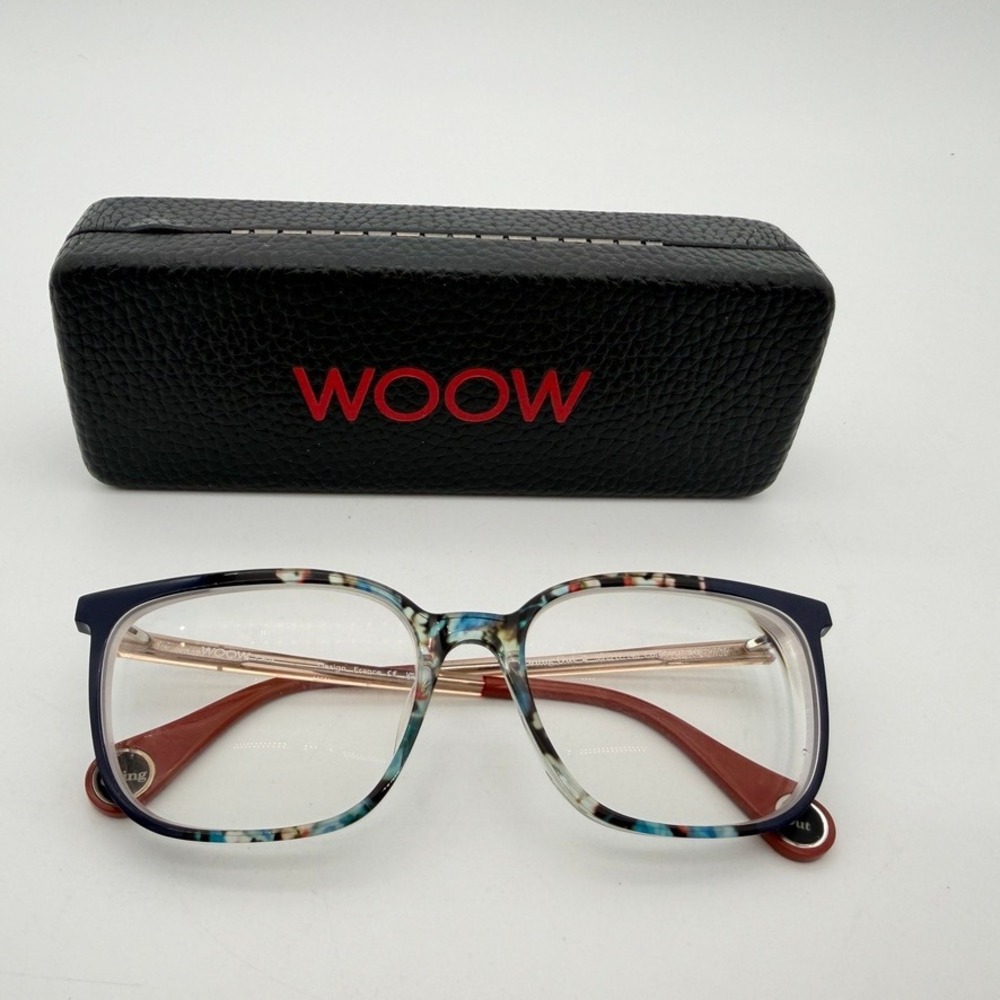 WOOW Paris‎ Going Out 2 Eyeglasses Frames 55-17-140 Colorblock Case